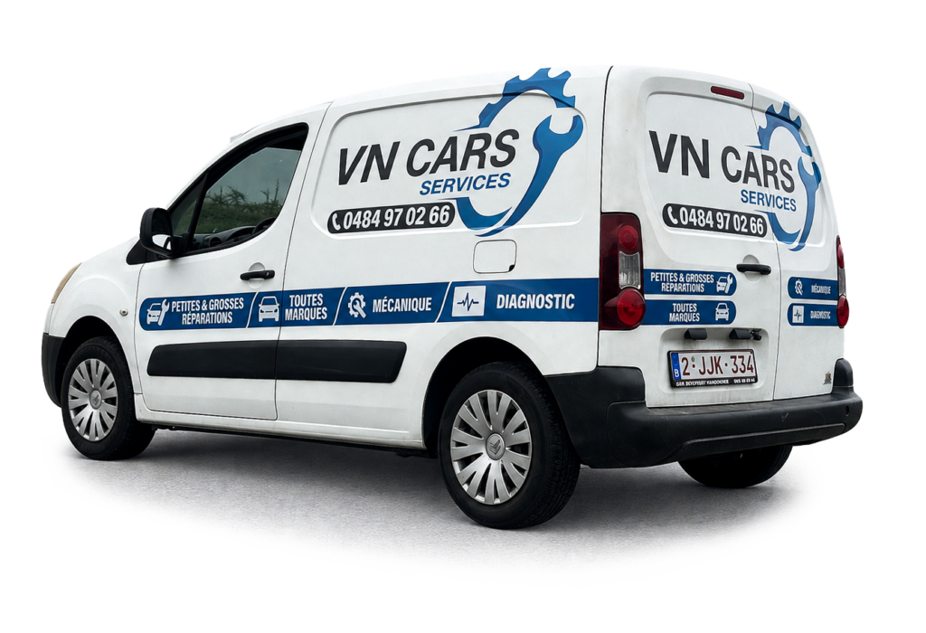 VN Cars Services na belettering